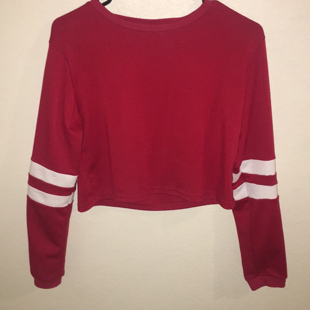 Red sweatshirt